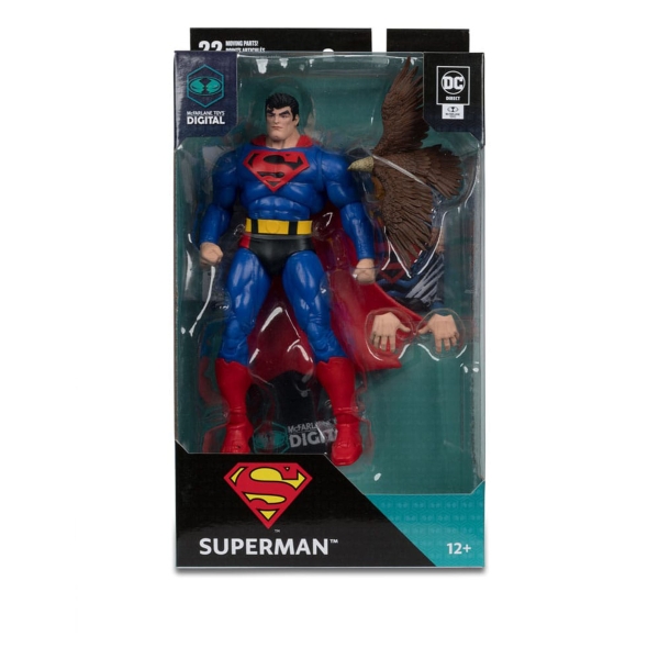 DC Digital Actionfigure "Superman" (Our worlds at war) von McFarlane